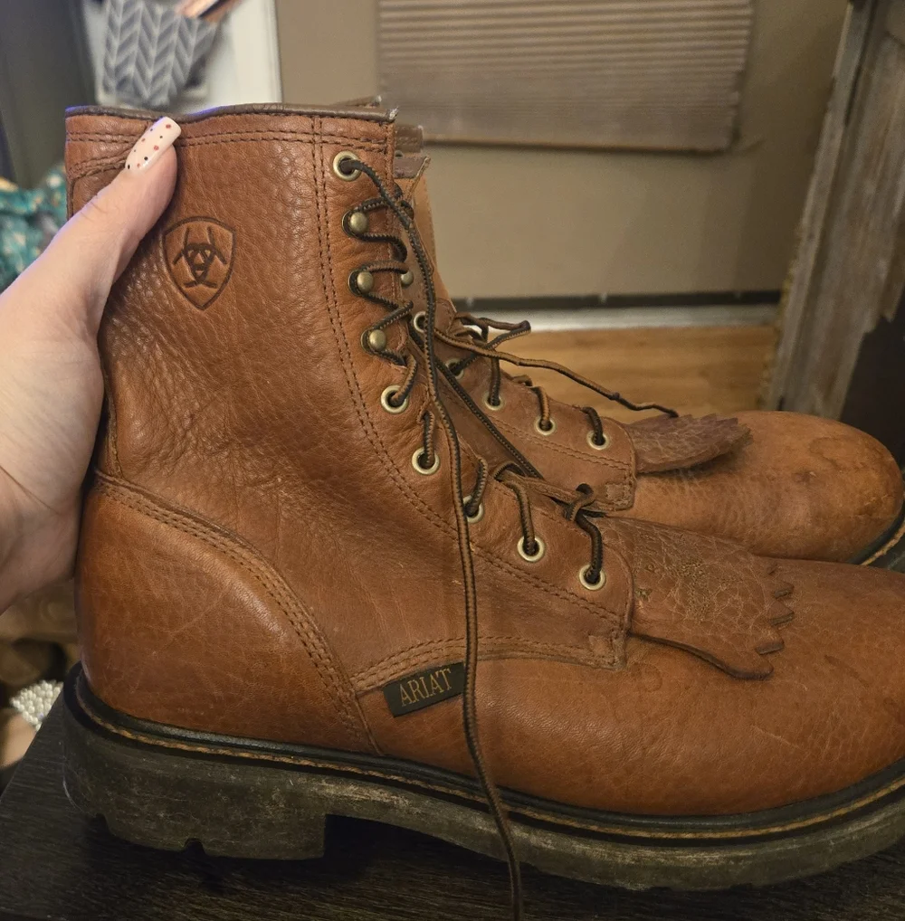 Ariat Men's Cascade Steel Toe Work Boots Size 11ee